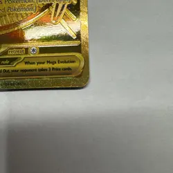 GOLD Mega Charizard Y EX 294/217 Ascended Heroes Mega Hyper Rare Pokemon TCG - Image 4