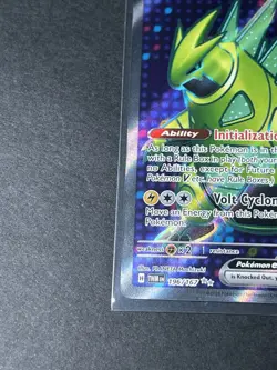 Pokemon TCG Iron Thorns EX Twilight Masquerade Ultra Rare Full Art Card 196/167 - Image 4