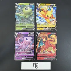 Pokemon TCG - V Card 4-Card Lot - Ultra Rare Holo - NM - Image 1