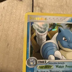Blastoise 14/100 EX Crystal Guardians Reverse Holo Stamped Rare Pokemon Card HP - Image 2