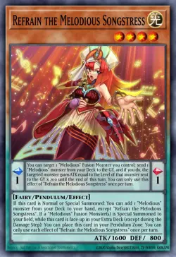 Refrain the Melodious Songstress - MP25-EN180 - 1st Edition - Ultra Rare - Image 1