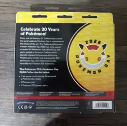 Pokemon TCG: Pokemon Day 2026 30th Anniversary Collection Box New and Sealed - Image 2