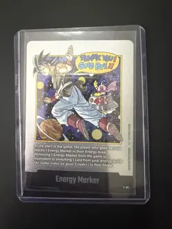 Son Goku E-90 Energy Marker Sb02 Manga Booster Dragon Ball Fusion World (Silver) - Image 1