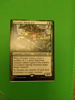 Ferrafor, Young Yew Commander: Lorwyn Eclipsed sheet edge miscut error - Image 1