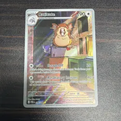 Pokemon TCG Perfect Order Raticate 099 /088 Holo Illustration Rare Card - Image 1