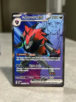 N's Zoroark EX Full Art Ultra Rare Holo 175/159 SV09 280 HP Stage 1 Pokemon TCG - Image 1