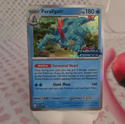 Pokemon TCG - Feraligatr SVP 089 -Black Star Promos - Temporal Forces Stamped - Image 1