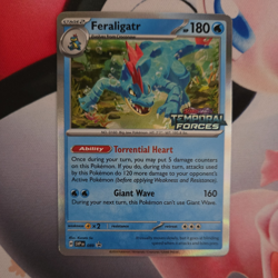 Pokemon TCG - Feraligatr SVP 089 -Black Star Promos - Temporal Forces Stamped - Image 3