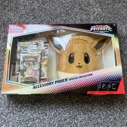 Pokemon TCG: Prismatic Evolutions - Accessory Pouch Special Collection new - Image 1