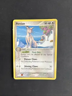 Pokemon TCG Persian EX FireRed & LeafGreen 44/112 Regular Non Holo Uncommon - PL - Image 1