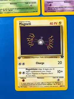 Ramoloss 67/182 Magneti Mystherbe 63/82 1st Ed. French Team Rocket LOT Pokemon - Image 4