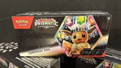 POKEMON SCARLET AND VIOLET PRISMATIC EVOLUTIONS SURPRISE BOX X3 - NEW AND SEALED - Image 2