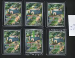 6x Pokemon Snorlax 051 Sv: Scarlet & Violet Promo Card 151 (Sealed) Lot Of 6 - Image 1