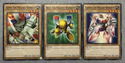 Alpha, Beta & Gamma The Magnet Warrior SDMY-EN007, 008, 009 1st Edition VLP - Image 1