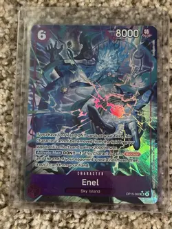 One Piece CCG Adventure On Kami’s Island OP15-060 Enel SR Alternate Art English - Image 1