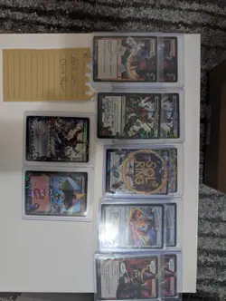 MTG Deadpool, Trading Card Secret Lair Confetti Pool Party Foil Bonus Card - Image 1