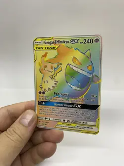 Gengar&Mimikyu GX Gold Metal Pokemon Card-Collectible Gift Display！ii - Image 5