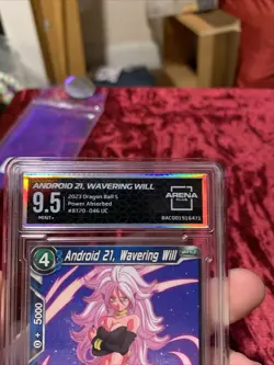 2023 Dragon Ball Android 21 Wavering Will Card 9.5 Arena Club - Image 2
