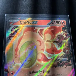 Chi-Yu EX 40/193 Pokemon TCG Paldea Evolved Double Rare Card NM Condition - Image 2