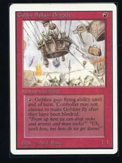 MTG Magic | Unlimited - GOBLIN BALLOON BRIGADE | free combined shipping - Image 1