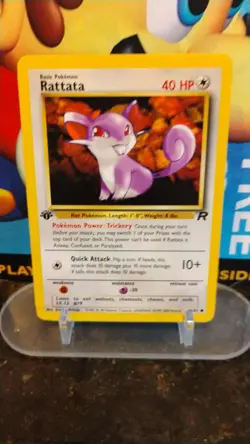RATTATA Team Rocket Set POKEMON 1st Edition Non-Holo 2000 Trading Card 66/82 - Image 1