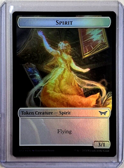 MTG Magic the Gathering Duskmourn House of Horrors Foil Token Treasure / Spirit - Image 2