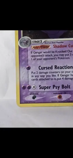 Gengar 5/92 - 2006 EX Legend Maker Reverse Holo Stamped Pokemon TCG - Image 5