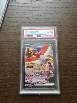 2025 Pokemon DRI IT Ethan's Ho-Oh ex SIR #230 PSA 10 GEM MINT Destined Rivals - Image 2