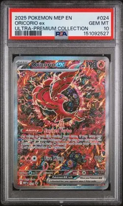2025 POKEMON MEP PROMO ULTRA-PREMIUM COLLECTION #024 ORICORIO EX PSA 10 - Image 1