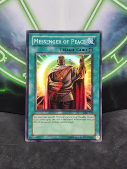 Yugioh Messenger of Peace MRL-102 OG Print Super Rare LP - Image 1