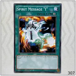 Spirit Message "I" - DPRP-EN042 - Common 1st Edition Yugioh - Image 1