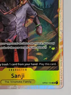 Sanji OP04-104 PRB-01 Premium Booster English ONE PIECE Foil SR - Image 5