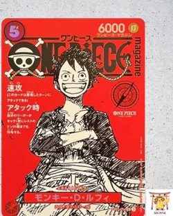 Monkey D Luffy ST21-014 Weekly Shonen Jump 2025 Promo ONE PIECE Card - Image 3