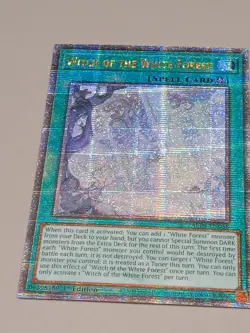 Yugioh! Witch of the White Forest - ALIN-EN058 - Quarter Century Secret Rare - Image 1