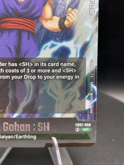 Dragon Ball Card Game Fusion World Wish For Shenron Son Gohan : SH FB07-058 SR - Image 4