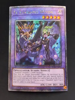 Yugioh El Shaddoll Winda (Alt Art) Quarter Century Secret Rare RA04-EN052 QCR - Image 1