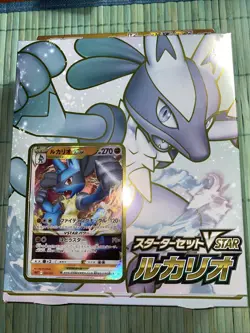 Pokemon Card Sword and Shield Starter Set VSTAR Lucario (60) sLL Japanese - Image 1