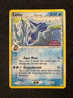 Pokemon Latios Holo Rare Holon Phantoms Reverse Holo Stamped Card 22 EX/NM - Image 1
