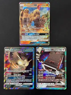 GX Lot Bundle Bulk Set 3x Ultra Rare SM Holo Celestial Storm Pokemon Card - Image 1