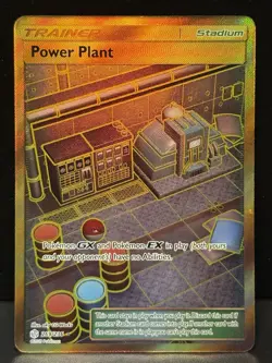 Power Plant 269/236 SM Cosmic Eclipse Secret Rare Holo Pokemon Card LP - Image 1