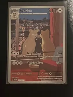 Persian 078/064 Illustration Rare Shrouded Fable Pokemon - Image 3