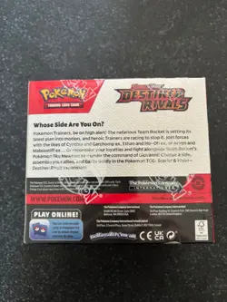 Pokemon TCG - Destined Rivals Booster Box w/ acrylic case - Image 1
