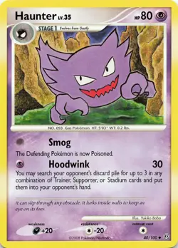 POKEMON Haunter #40/100 Normal Stormfront NM - Image 1