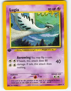 Lugia - 1st Edition - 20/64 Neo Revelation - Pokemon TCG - 2001 - Image 1