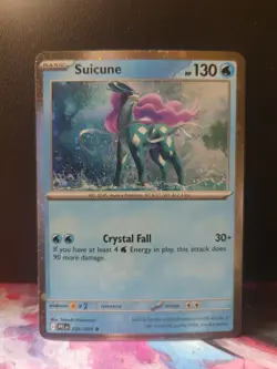 DOUBLE WHOLE SWIRL 🌀💫 Suicune 026/094 Phantasmal Flames Cosmos Holo Pokemon - Image 1