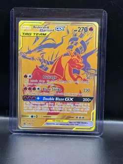 Reshiram & Charizard GX Tag Team SM247 Pokemon Sun & Moon Promo Near Mint (NM) - Image 1