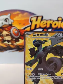 Pokemon TCG Zekrom EX 158/086 Scarlet Violet Black Bolt Ultra Rare Full Art - Image 2