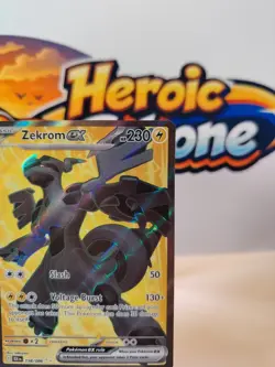 Pokemon TCG Zekrom EX 158/086 Scarlet Violet Black Bolt Ultra Rare Full Art - Image 5