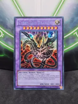 Yugioh Cyber End Dragon Alternate Art LCGX-EN182 Secret Rare NM - Image 1