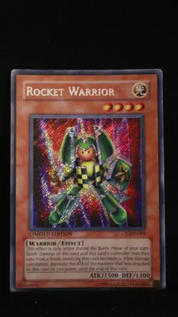 Yugioh - Rocket Warrior CT2-EN005 Secret Rare LIMITED EDITION HOLO - Image 2